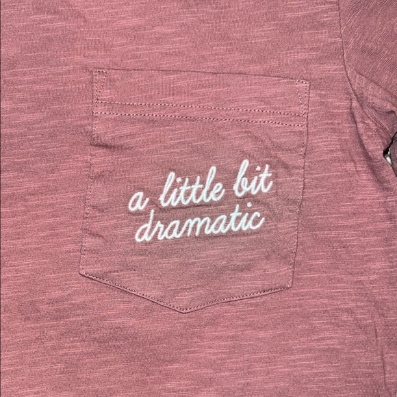 VS Pink “A Little Bit Dramatic” Cropped Tee - Picture 5 of 6